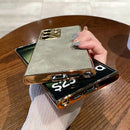 Case em Couro com Proteção em Alumínio 5D - Samsung