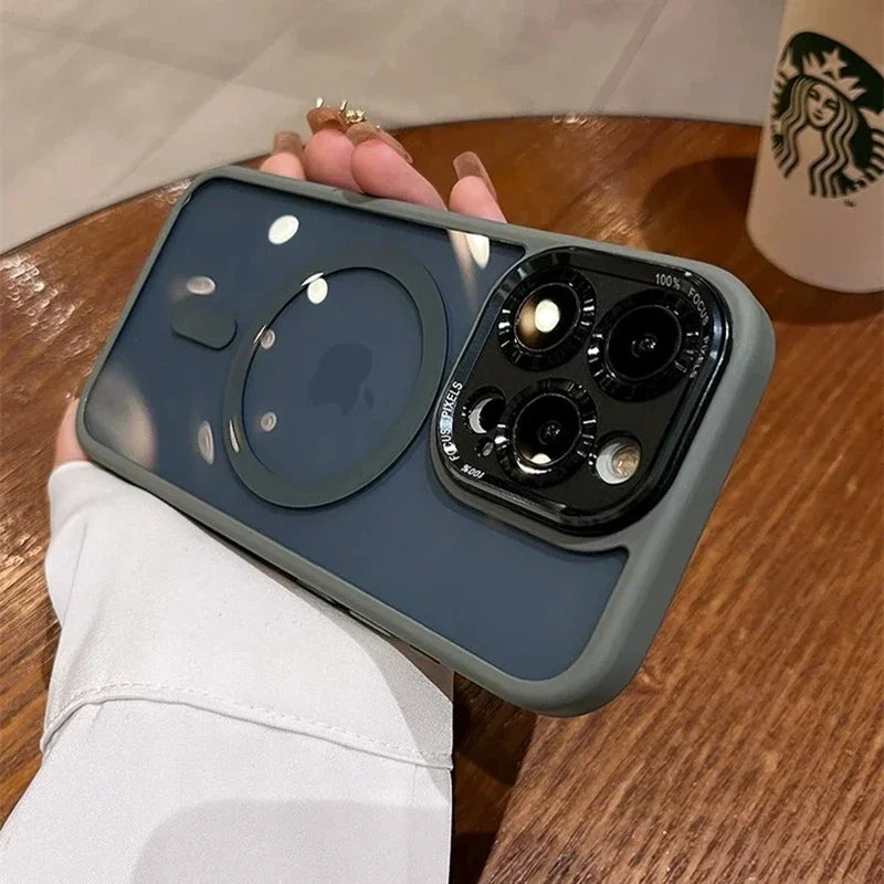 Case Slim MagSafe com Proteção 5D - Iphone